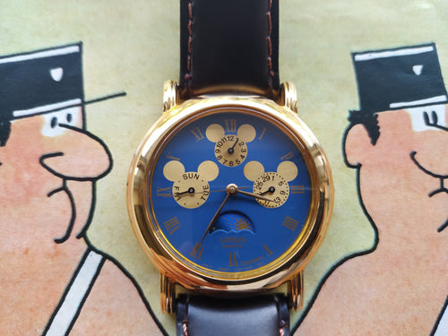 Lorus Disney Mickey Mouse Moonphase Wristwatch V33F-6C40 RO
