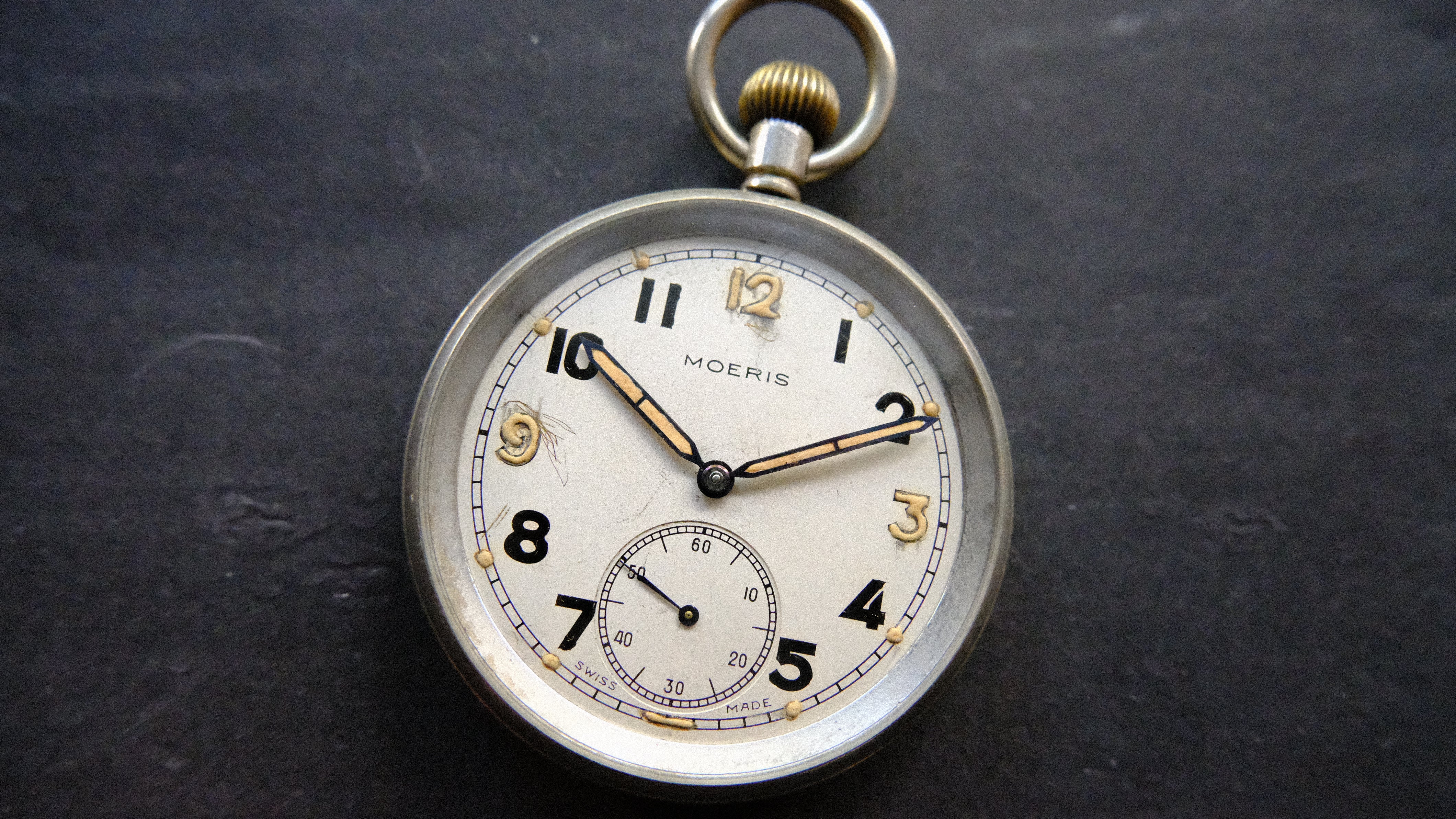 MOERIS WWII British Military Pocket Watch c1940 – tickdong