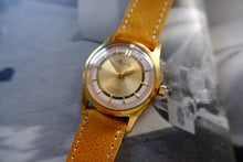 Load image into Gallery viewer, Vintage Mauthe German Mechanical Dress Watch 1950s Two-Tone Dial