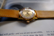 Load image into Gallery viewer, Vintage Mauthe German Mechanical Dress Watch 1950s Two-Tone Dial