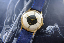 Load image into Gallery viewer, Vintage Anker 17 Jewels Mechanical Watch - 1950s Black Geometric Tuxedo Dial