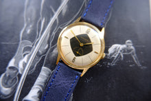 Load image into Gallery viewer, Vintage Anker 17 Jewels Mechanical Watch - 1950s Black Geometric Tuxedo Dial