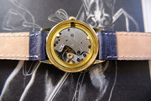 Load image into Gallery viewer, Vintage Anker 17 Jewels Mechanical Watch - 1950s Black Geometric Tuxedo Dial