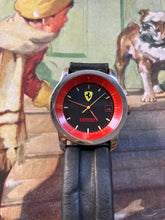 Load image into Gallery viewer, Ferrari Formula by Cartier Indy Quartz Watch - 1980s Red Bezel Swiss Made