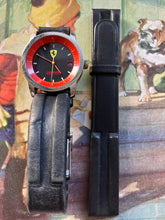 Load image into Gallery viewer, Ferrari Formula by Cartier Indy Quartz Watch - 1980s Red Bezel Swiss Made