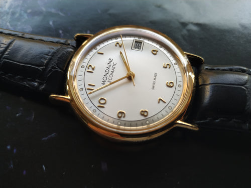 Tickdong Vintage Watches | Mondaine Ecomatic Wristwatch