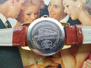 Cortebert Sub Second Turkish Railroad Wristwatch