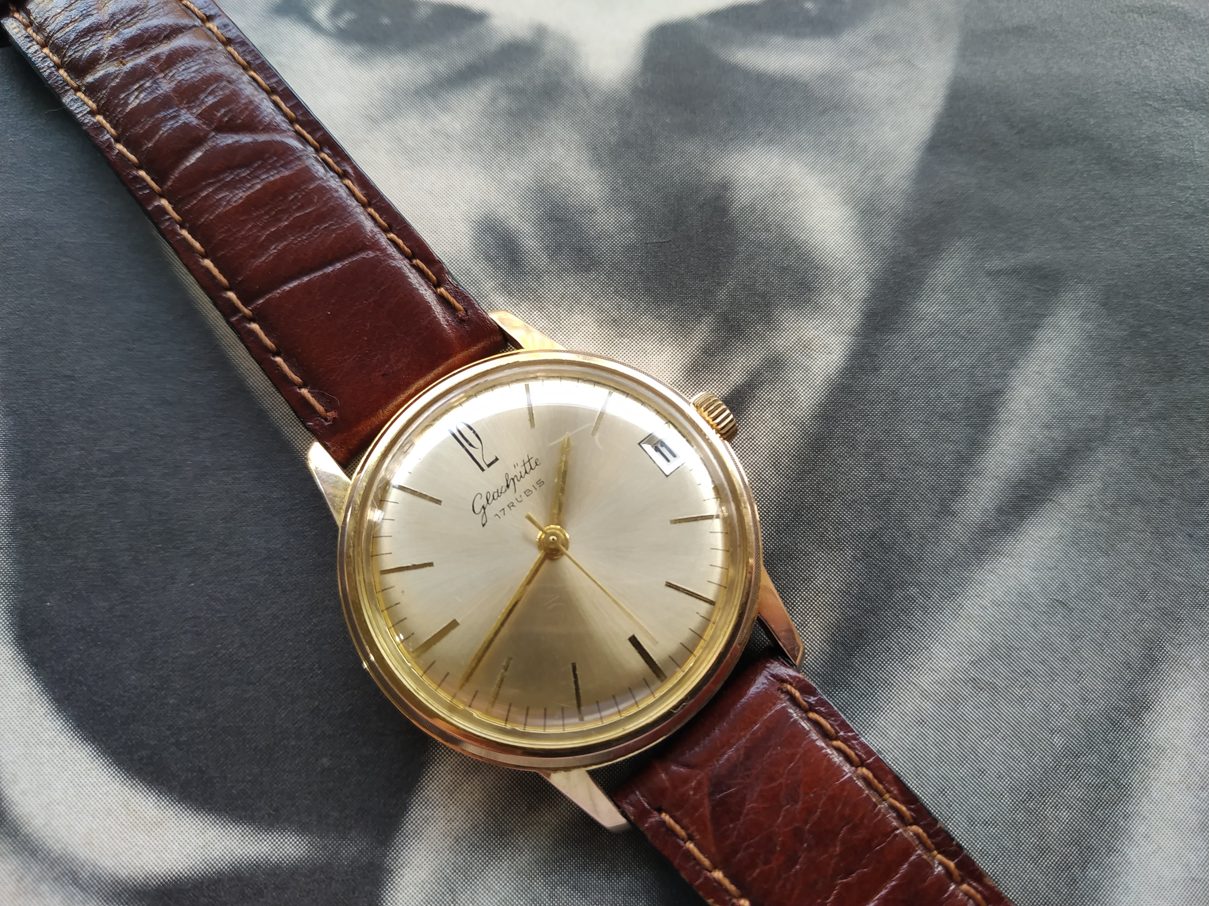 Gold Watch Gub Glashütte Vintage Glashütte Uhren Retro Glashutte