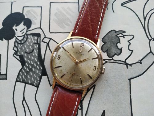 Tickdong Vintage Watches | Certina Sub Second Vintage Wristwatch 