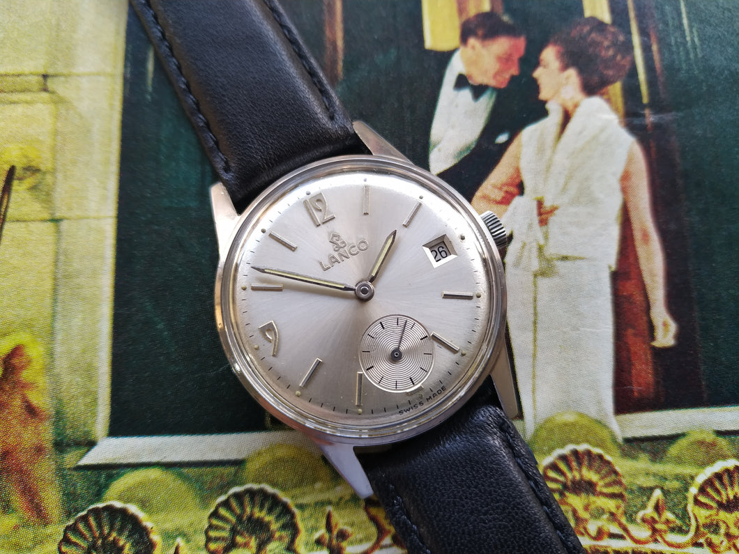 Tickdong Vintage Watches | Lanco Sub Second Vintage Watch 
